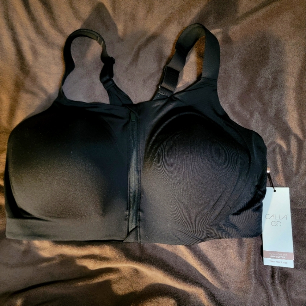 Calia- go all out bra, high support, 42E, black